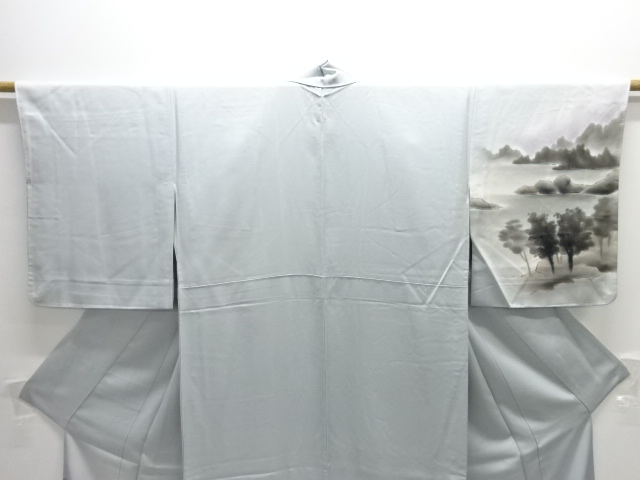  風景模様一つ紋訪問着